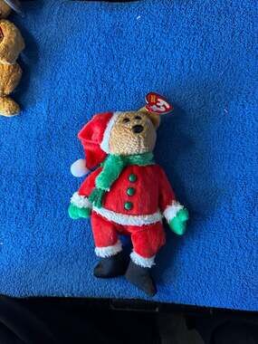 Ty Beanie Baby Kringle the Santa Bear Christmas Holiday Plush 2003